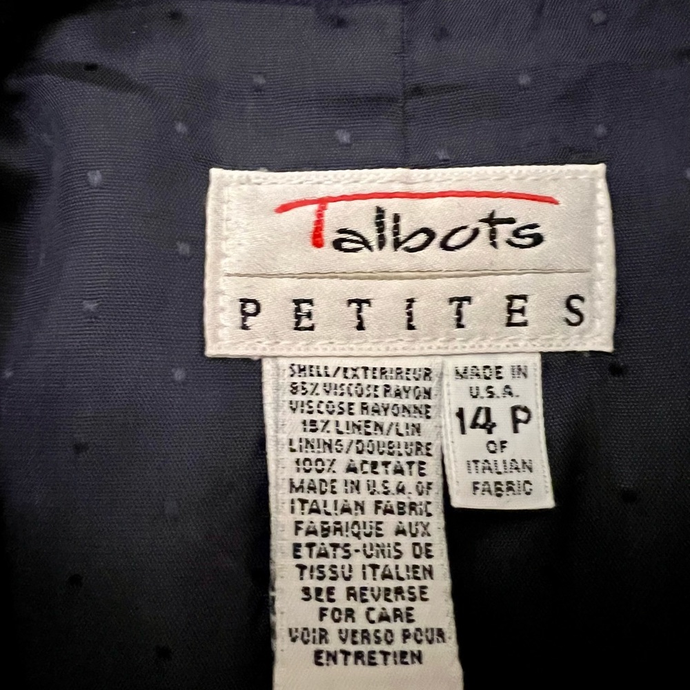 Talbots blue blazer - Picture 3 of 3